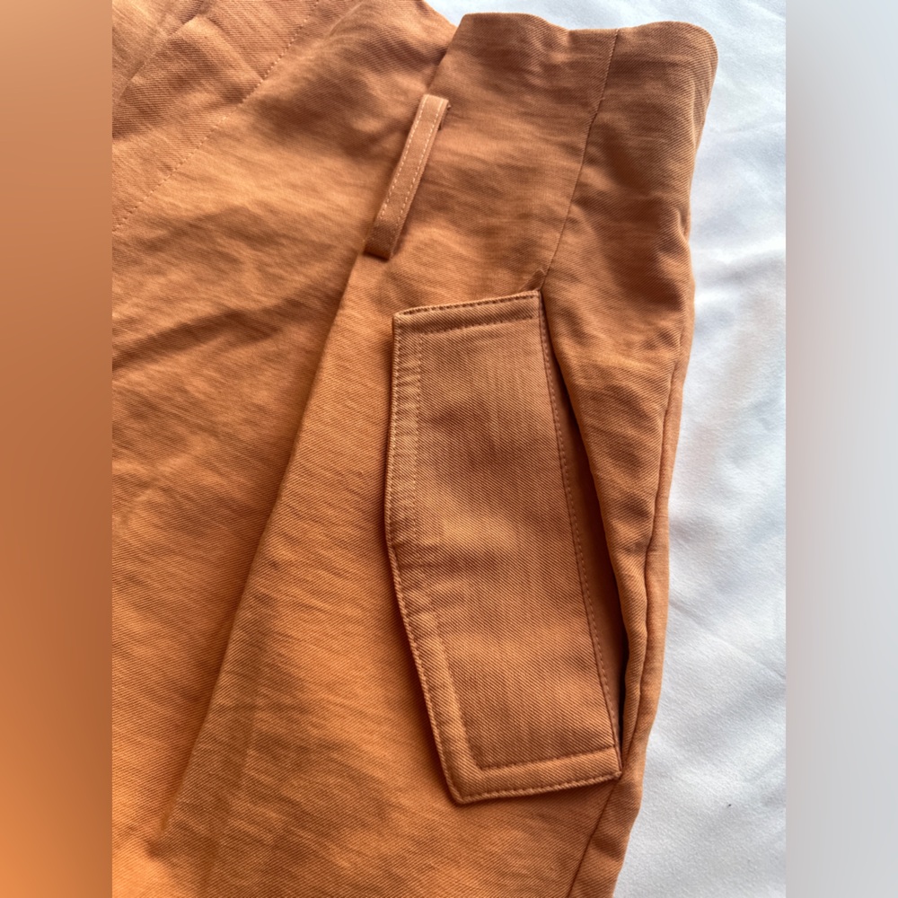 a new day Women's High Waist Orange Shorts - Picture 3 of 5